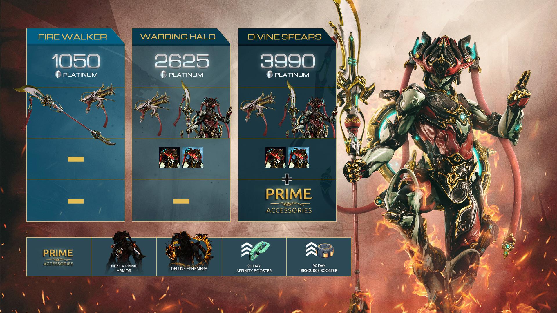 Warframe Inaros Prime Access: Accessories Pack