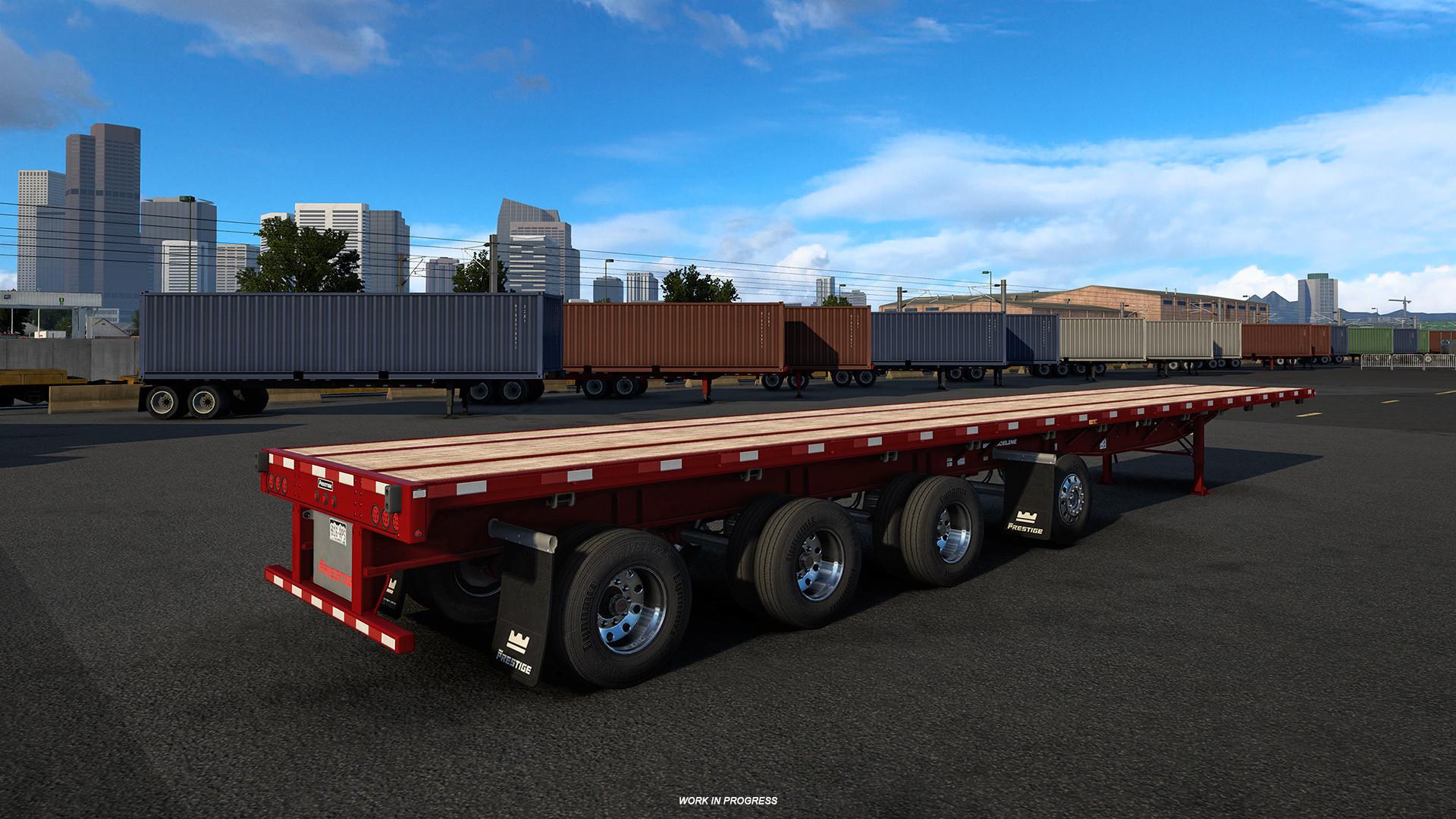 American Truck Simulator - Lode King &amp; Prestige Trailers Pack