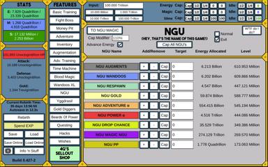 NGU IDLE CD Key Prices for PC